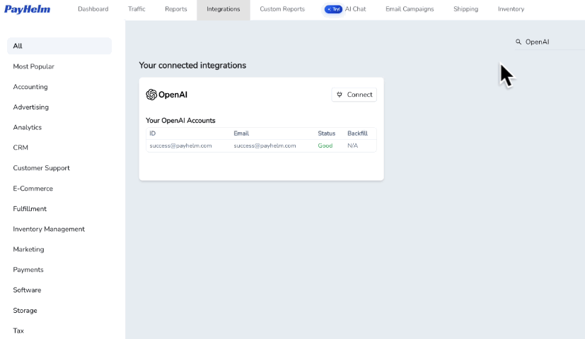 PayHelm OpenAI Integration