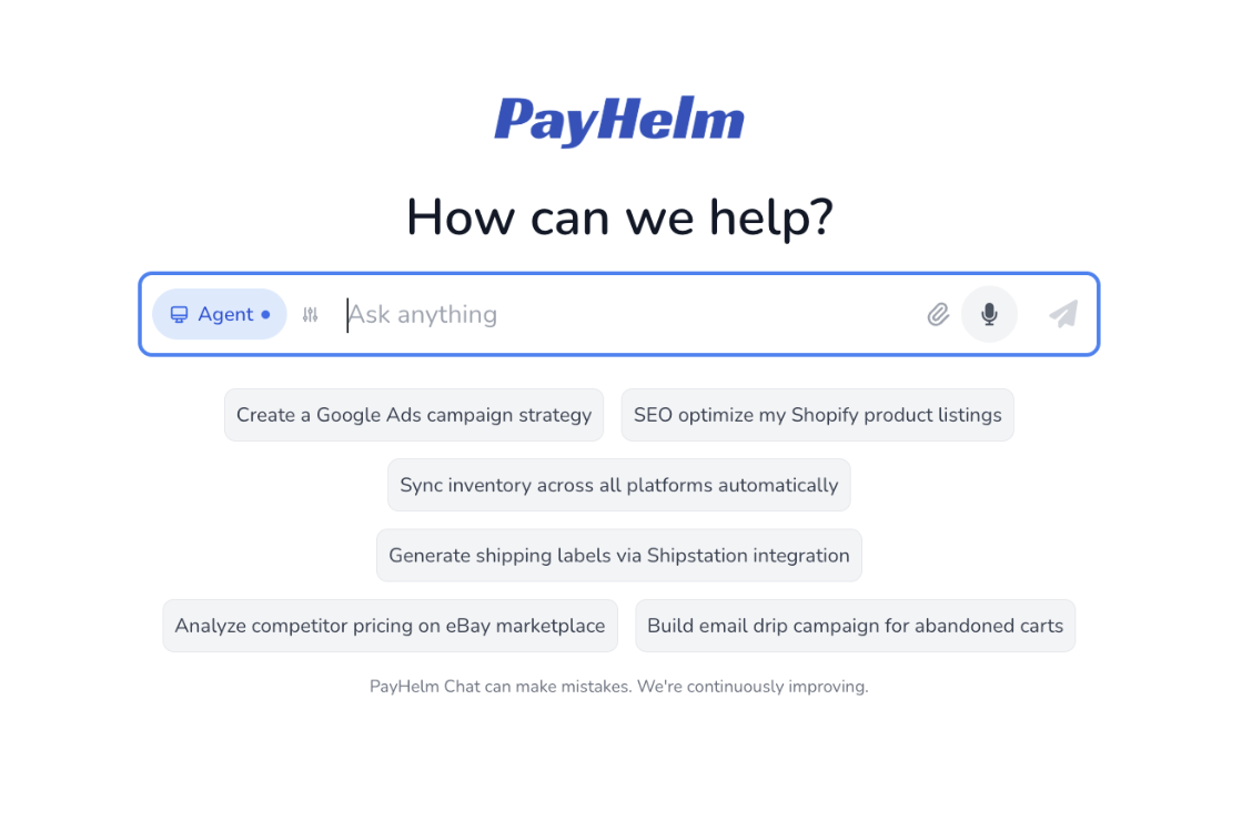 AI chat interface for conversational analytics