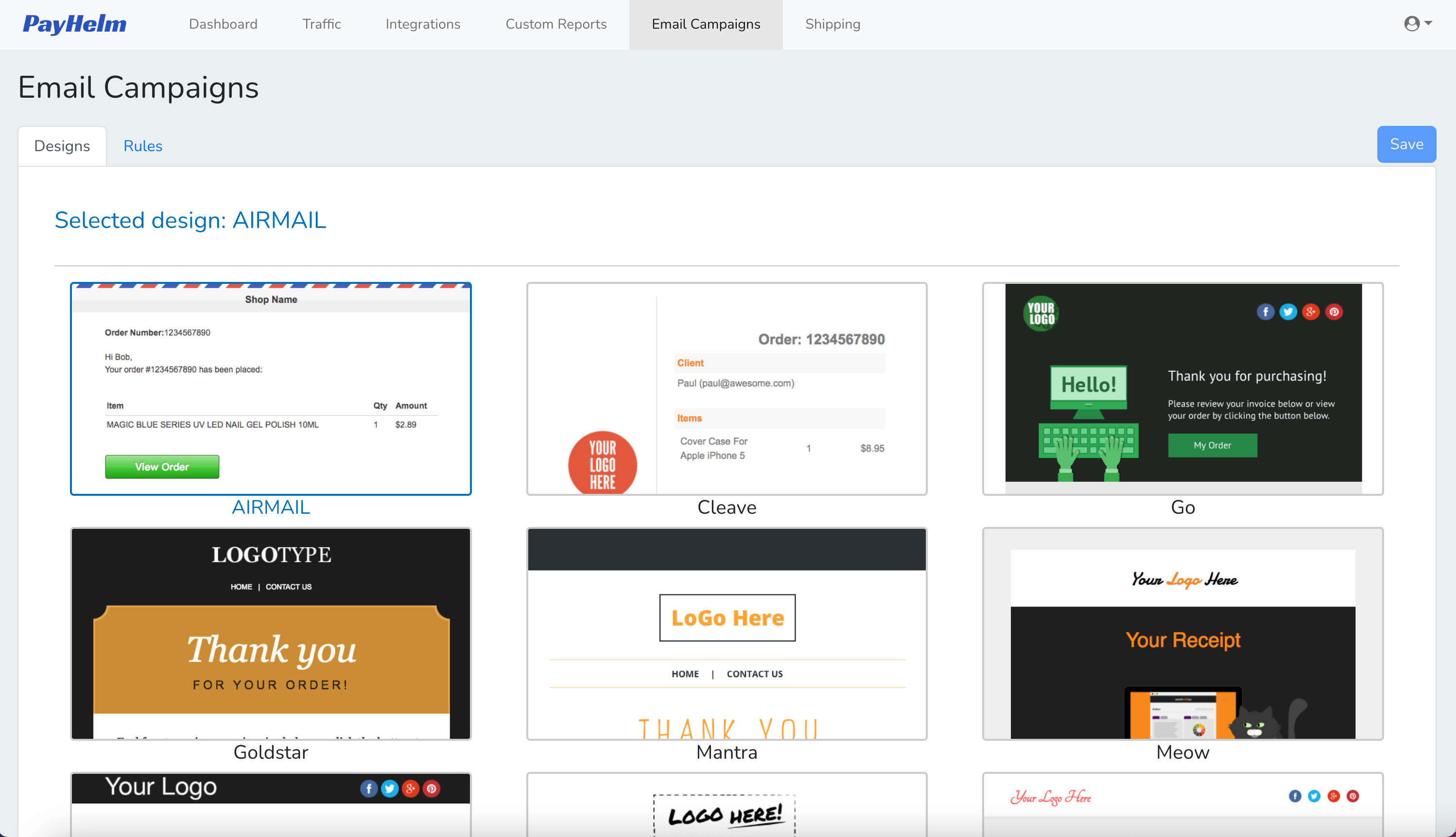 PayHelm Product Performance